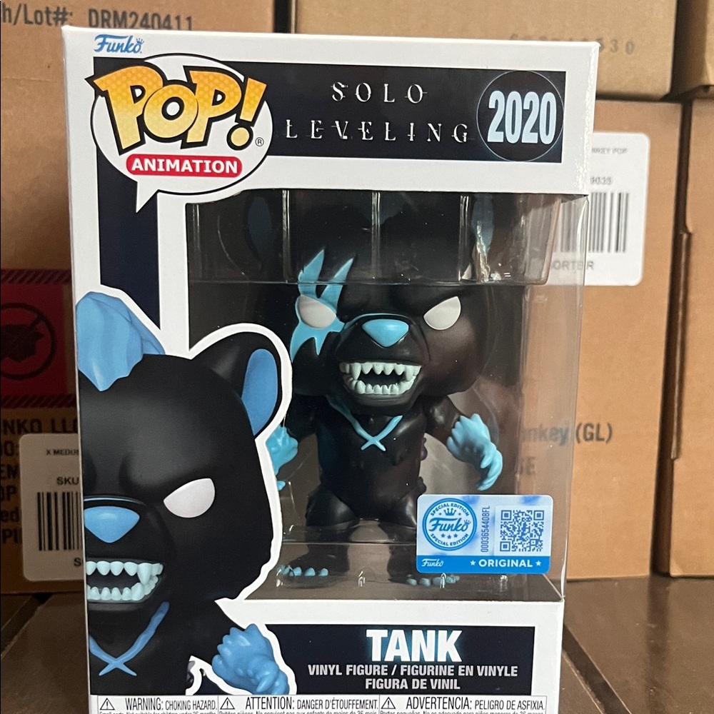 Funko Pop! Animation Solo Leveling Tank Black and Blue Figure